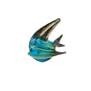 Blue & Green Tropical Fish Paper Weight Time Flies
